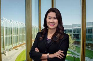 Headshot of Pam Cheng, EVP of Global Operations, Global IT and Chief Sustainability Officer